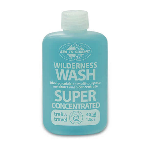 Sea to Summit Wilderness Wash Liquid Concentrate - travel detergent for dishes and laundry