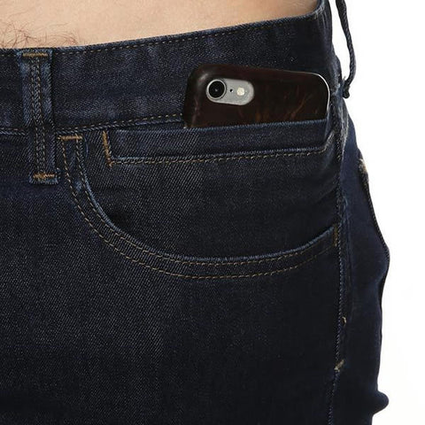 Vigilante Men's Onboard Travel Jeans phone pocket