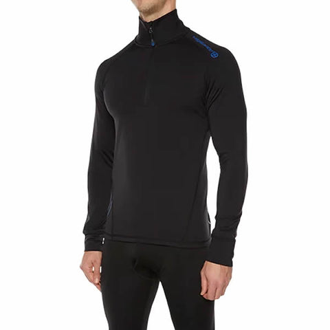 Vigilante Cellular Quarter Zip Jersey black norseman Front View