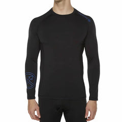 Vigilante Mens Cisco Thermal Top Black Norseman front view