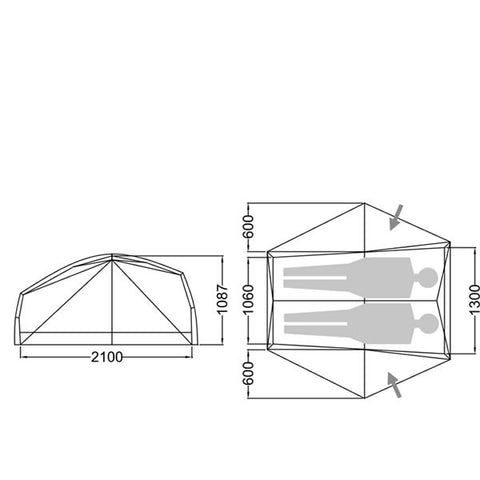 Wilderness Equipment Space 2 Person Tent - Seven Horizons