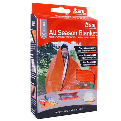 AMK SOL All Season Emergency Blanket packaging
