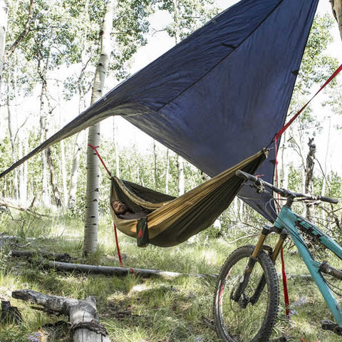 Grand Trunk All Purpose Hammock Rainfly over hammock 2