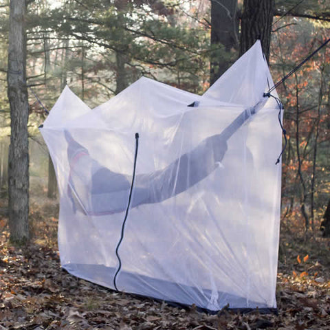 Grand Trunk Hammock Mosquito Net in use forest