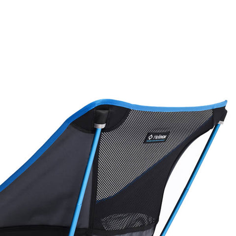 Helinox Chair One black with blue frame stitching