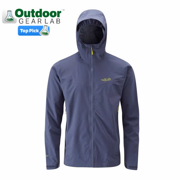 Rab Men's Waterproof Stretchy Softshell Jacket Steel top pick