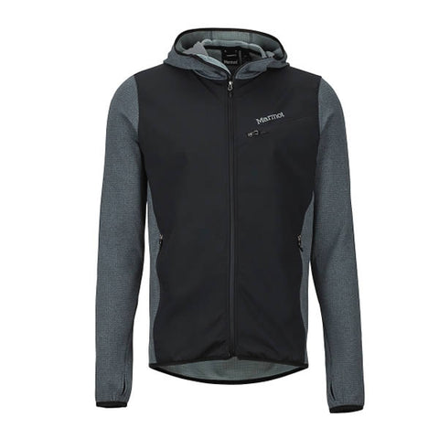 Marmot Men's Preon Hybrid Hoody Active Fleece Jacket front view