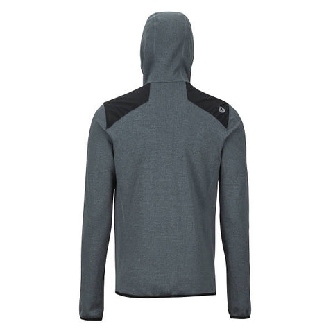 Marmot Men's Preon Hybrid Hoody Active Fleece Jacket rear view