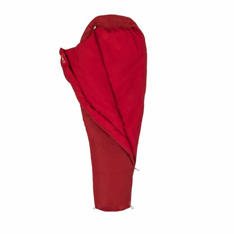 Marmot Nanowave 45 Sleeping Bag Brick Red opened