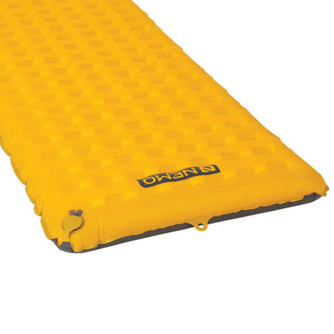 Nemo Tensor Insulated Ultralight Sleeping Mat Regular end view with valve