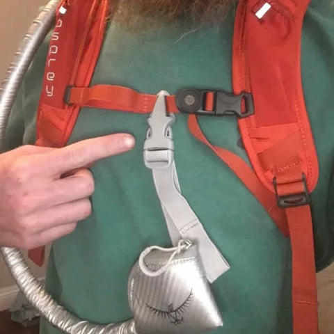 Osprey Insulated Hose In use
