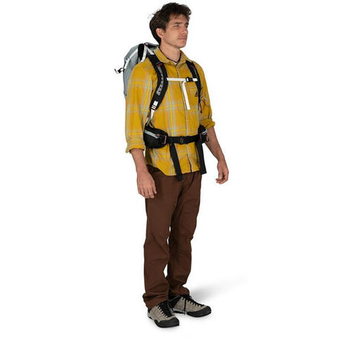 Osprey Stratos 24 Litre Hiking Daypack in use front view