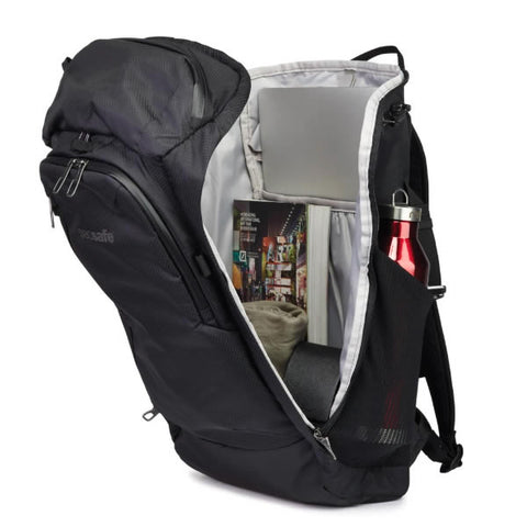 Pacsafe Venturesafe X30 Anti theft Daypack zipped open