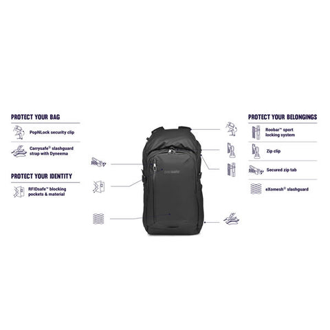 Pacsafe Venturesafe X30 30 Litre Anti-Theft Adventure Backpack Daypack