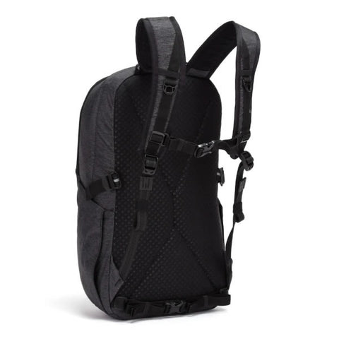 Pacsafe Vibe 25 Litre Anti Theft daypack black carry harness