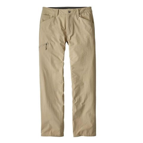 Patagonia Men's Quandary Pants - comfortable, quick-dry, stretch, lightweight hike and travel pants - el cap Khaki