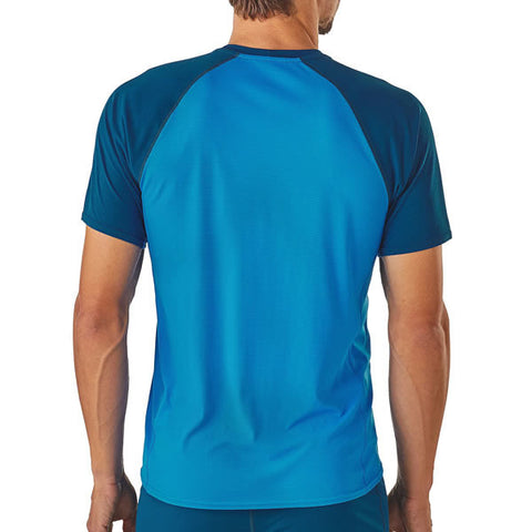 Patagonia Men's Capilene Lightweight T-Shirt in use rear view