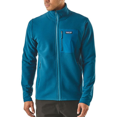 Patagonia Men's R2 TechFace Fleece Full Zip Jacket Front View