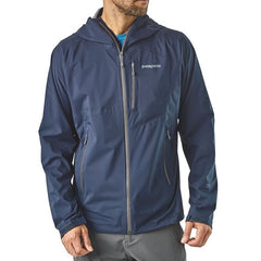 Patagonia Men's Stretch Rainshadow Waterproof Jacket in use front view