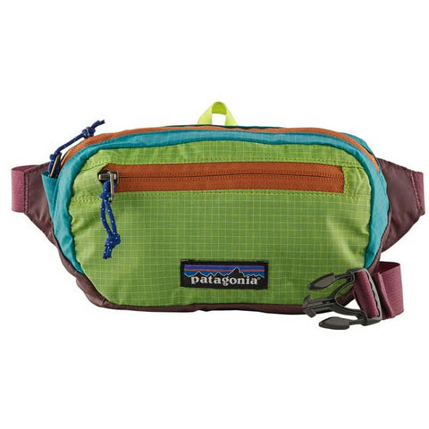 Patagonia Ultralight Black Hole Mini Hip Pack Patchwork/Peppergrass Green