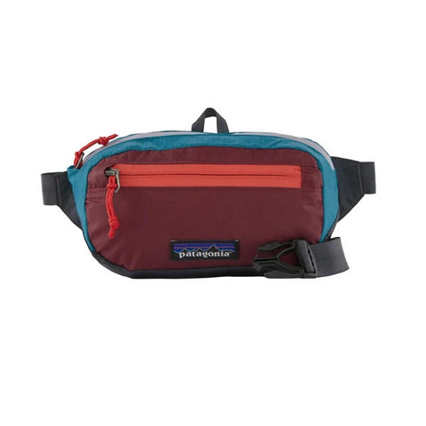 Patagonia Black Hole Mini Hip Pack Patchwork Roamer Red