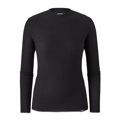 Patagonia Women's Capilene Air Merino Blend Long Sleeve Thermal Top black