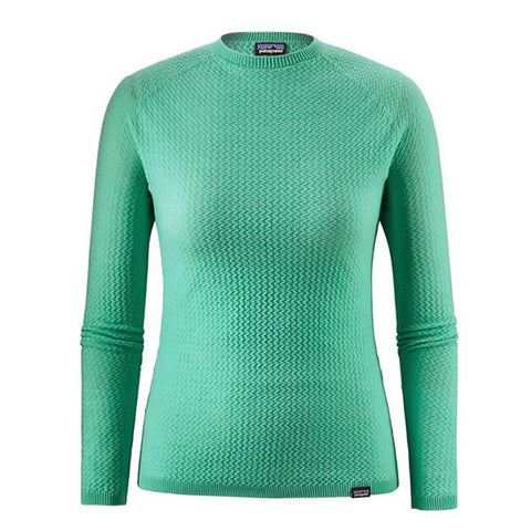 Patagonia Women's Capilene Air Merino Blend Long Sleeve Thermal Top Vjosa Green