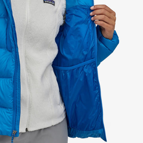 Patagonia Women's Fitz Roy Down Belay Jacket unzipped