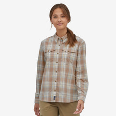 Patagonia Women's Long Sleeve Sun Stretch Fishing Shirt in use