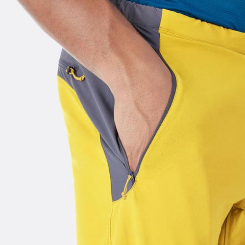 Rab Men's Torque Softshell Climbing Pants zippered pocket