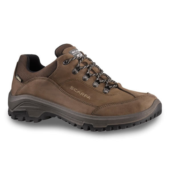 Scarpa Mens Goretex Travel and Hiking Shoe Brown