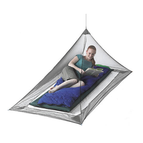 Sea to Summit Nano Ultralight Mosquito Net - Single Person Pyramid - Seven Horizons