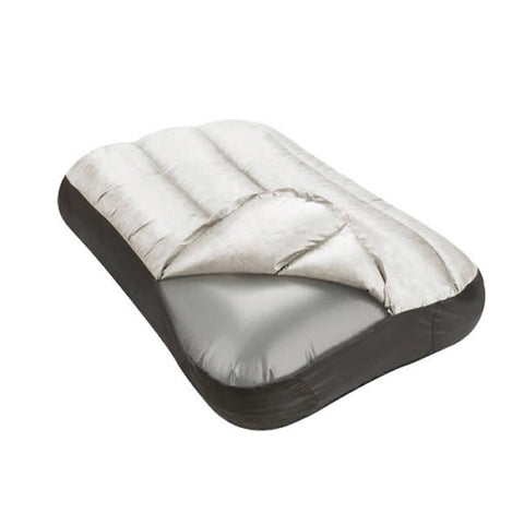 Sea to Summit Down topped Aeros Pillow cutaway view showing bladder