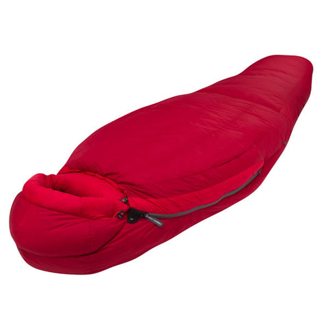 Sea to Summit Alpine 3 Expedition 850 loft down sleeping bag end view