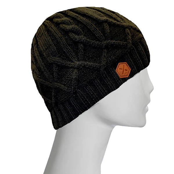 XTM Jordan Reversible Acrylic Beanie With Polyester Lining Black