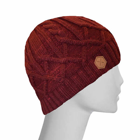 XTM Jordan Reversible Acrylic Beanie With Polyester Lining Maroon