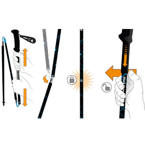 Black Diamond Ultra Distance Trekking Poles (1 Pair) - Seven Horizons